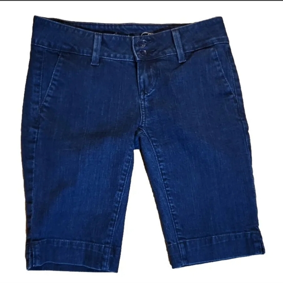 Vintage American Eagle Bermuda Shorts Denim Size 2 - Picture 1 of 6